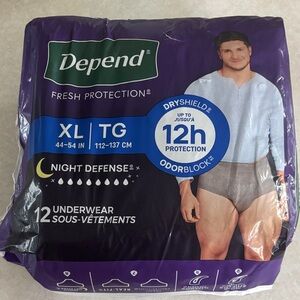 Men’s xl depends
